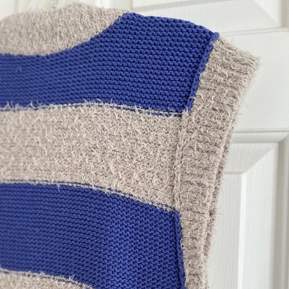 NWT Free People Diamonds for Days Sweater Vest XS Blue Moon - Picture 12 of 15